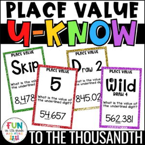 U-Know Place Value Review Game