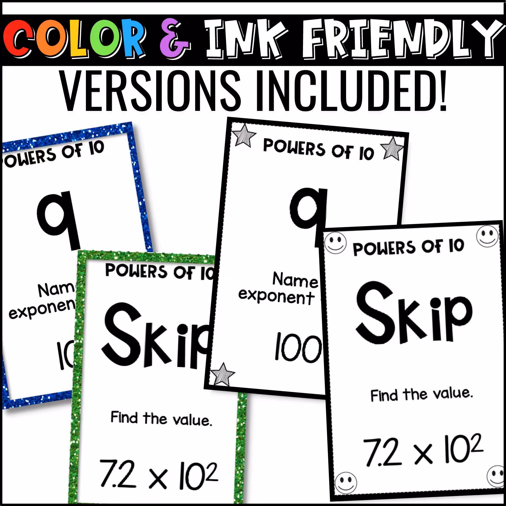 Powers of 10 U-Know Math Review Game (2)