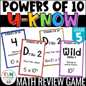 U-Know Powers of 10 Game