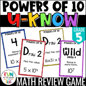 U-Know Powers of 10 Game
