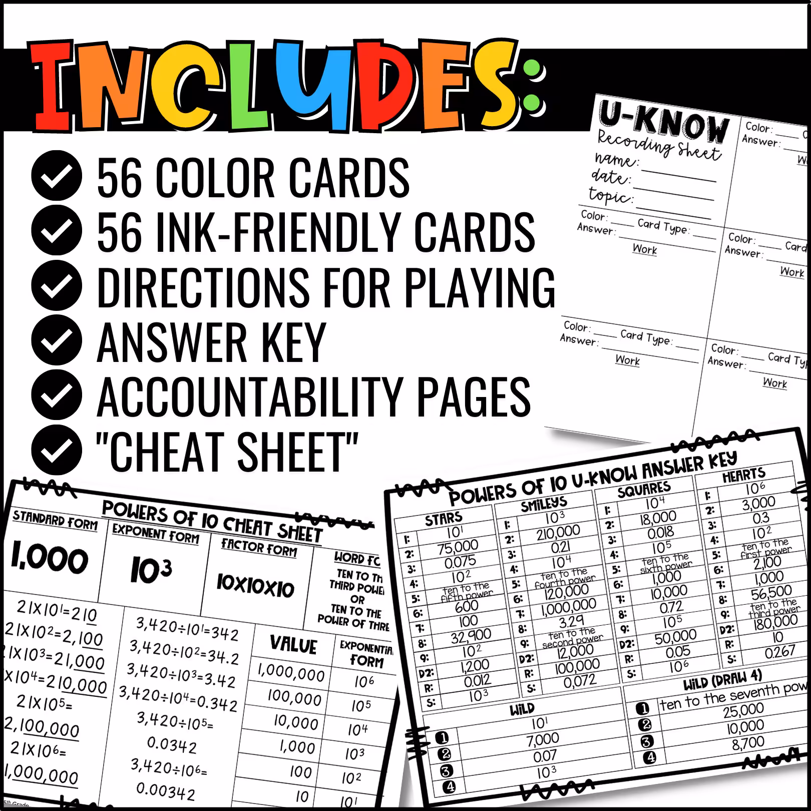 Powers of 10 U-Know Math Review Game (4)
