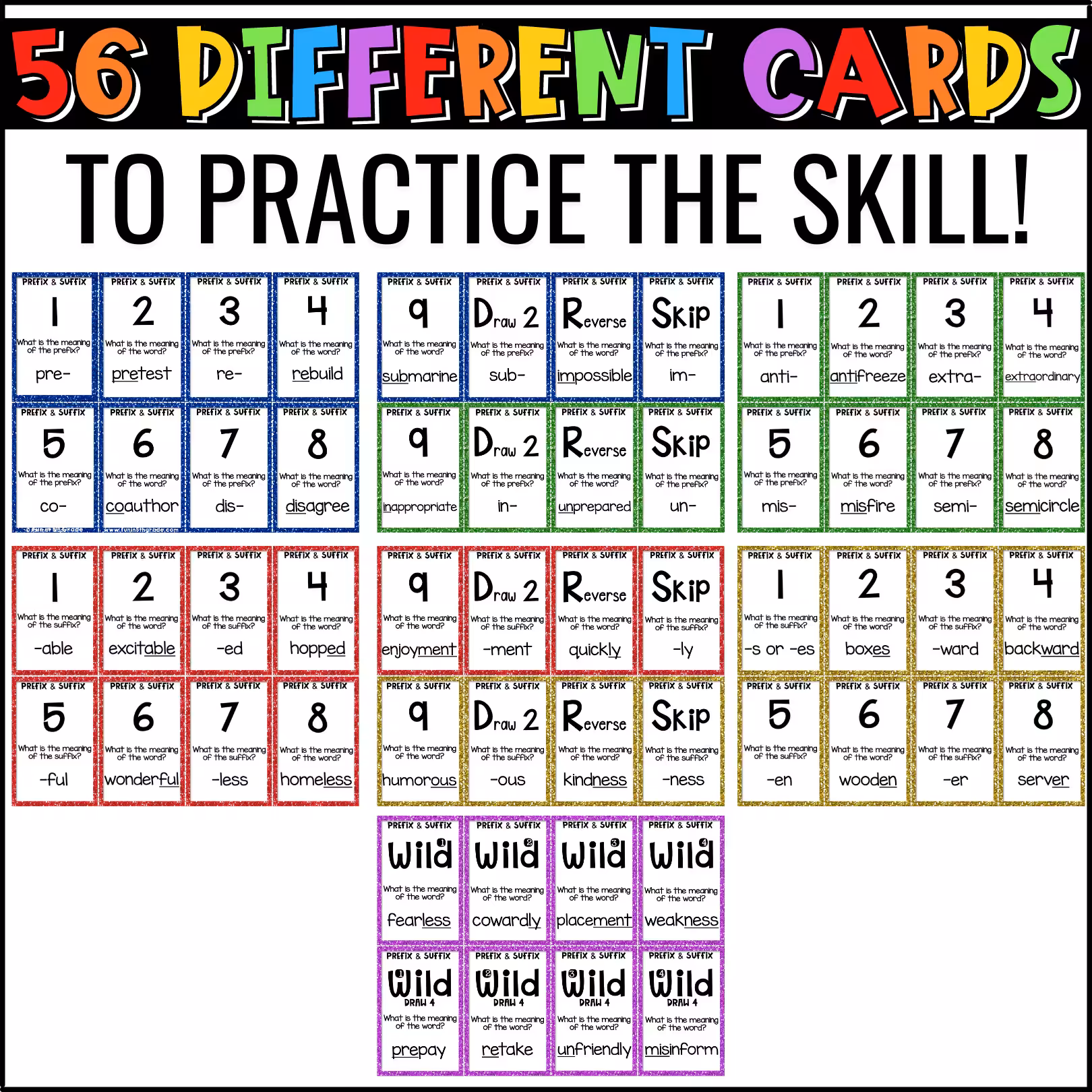 Prefix and Suffix U-Know Review Game (3)