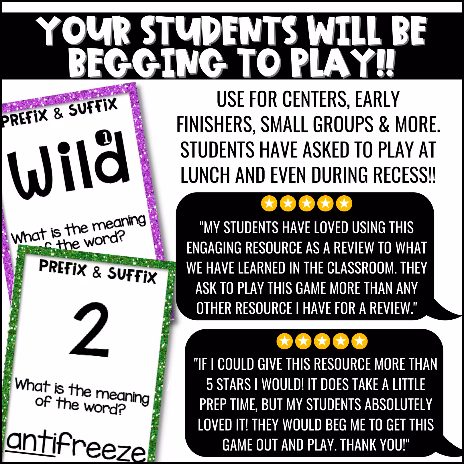 Prefix and Suffix U-Know Review Game (5)