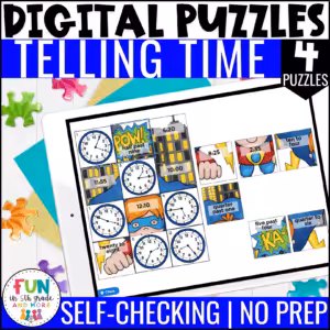 Time Math Puzzles