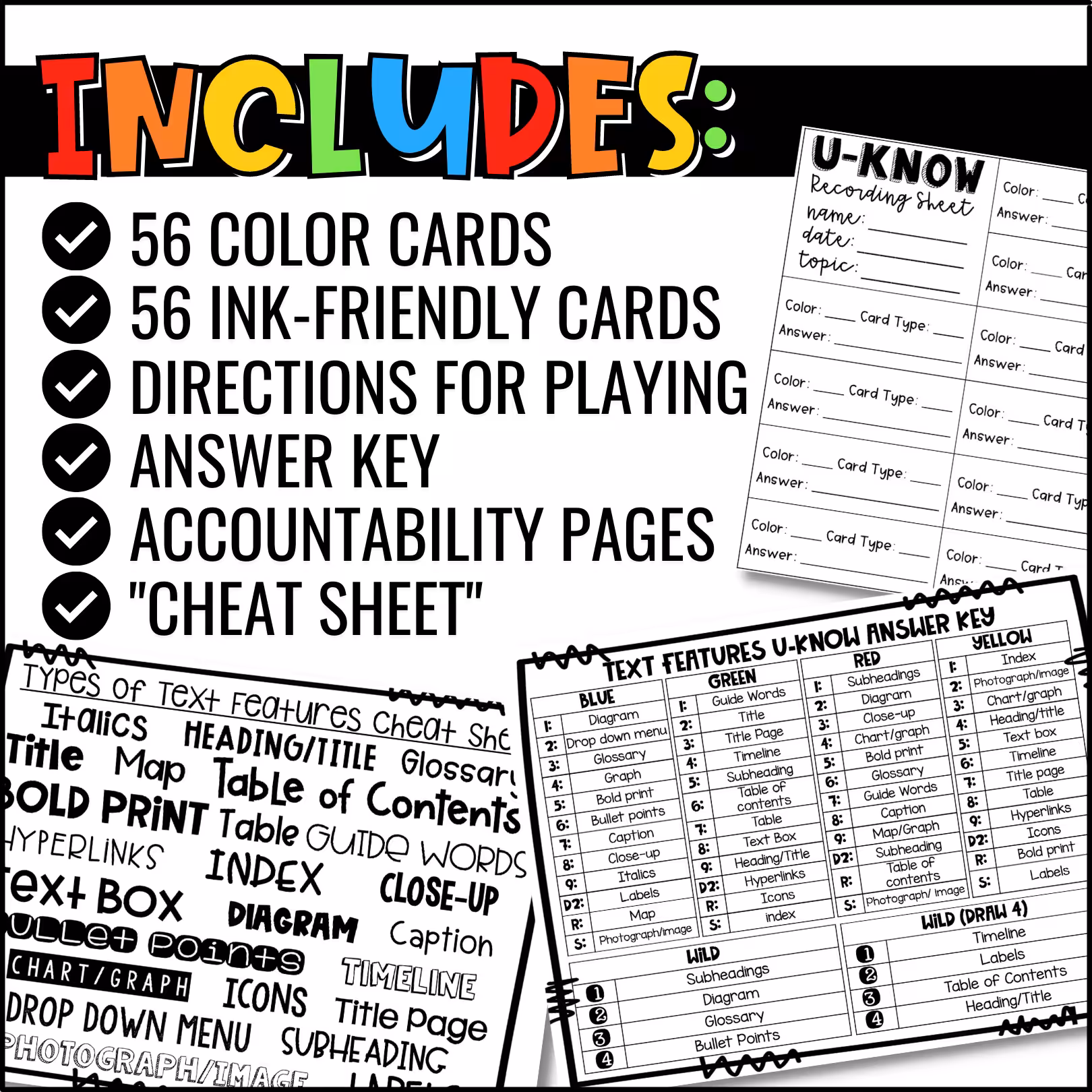 Text Features U-Know Review Game (4)
