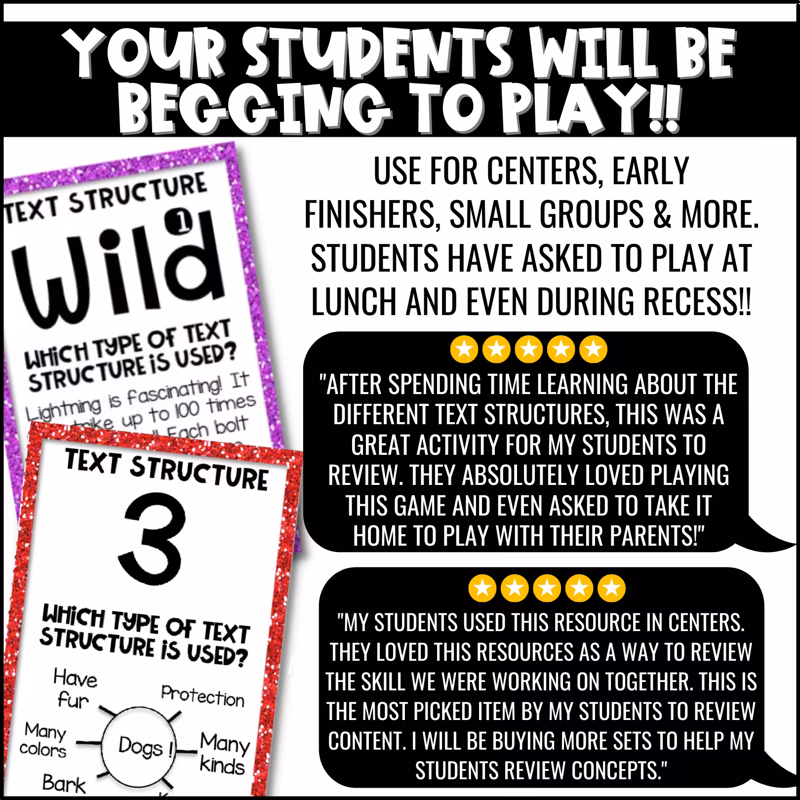 Text Structure U-Know Review Game (5)