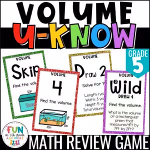 U-Know Finding Volume Game