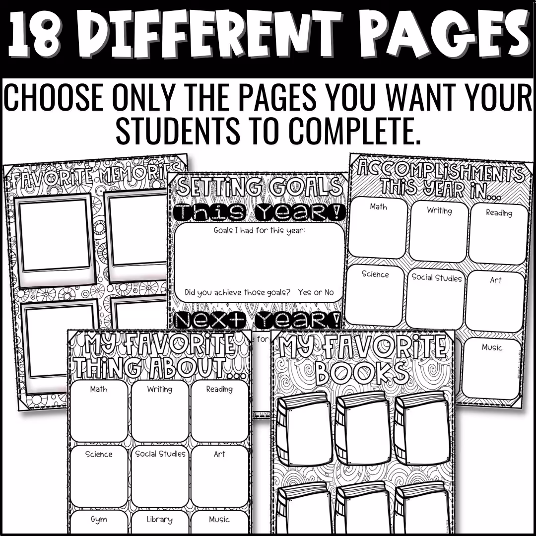 Coloring Book Memory Book - Print (4)