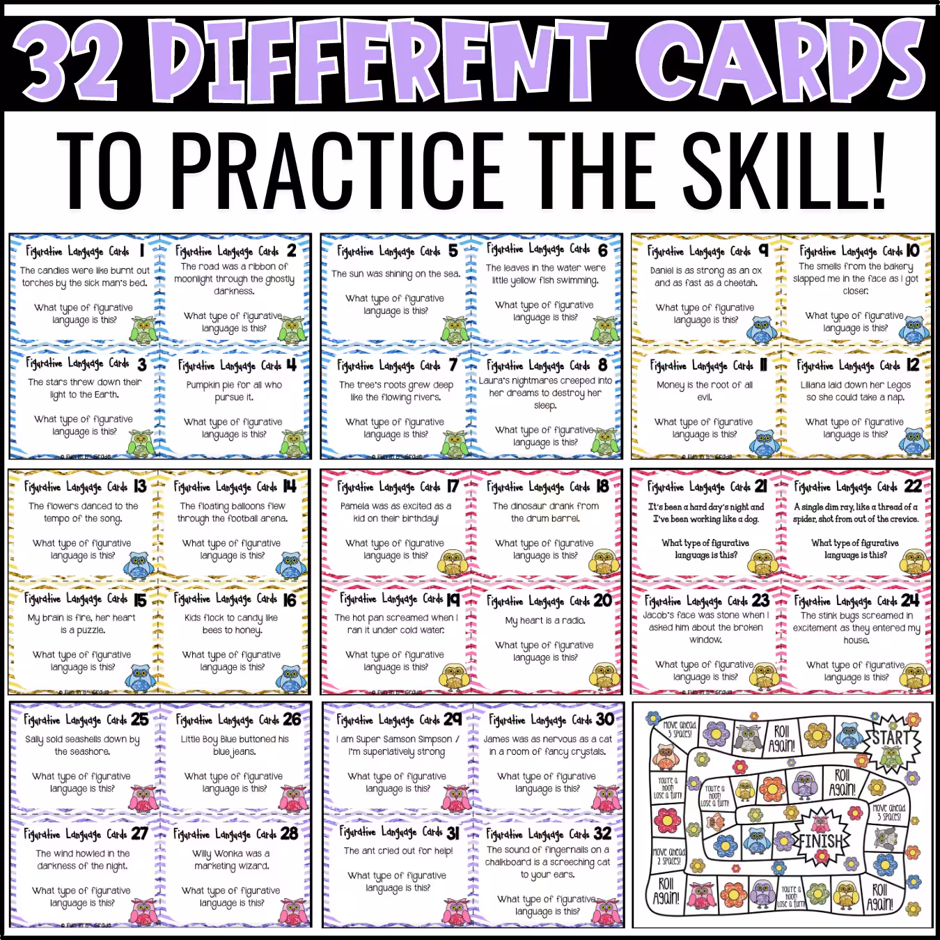 Figurative Language Task Cards (2)