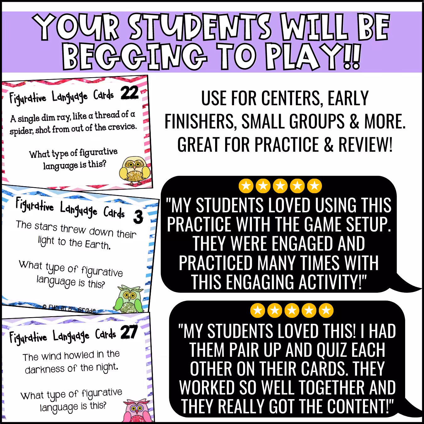 Figurative Language Task Cards (4)