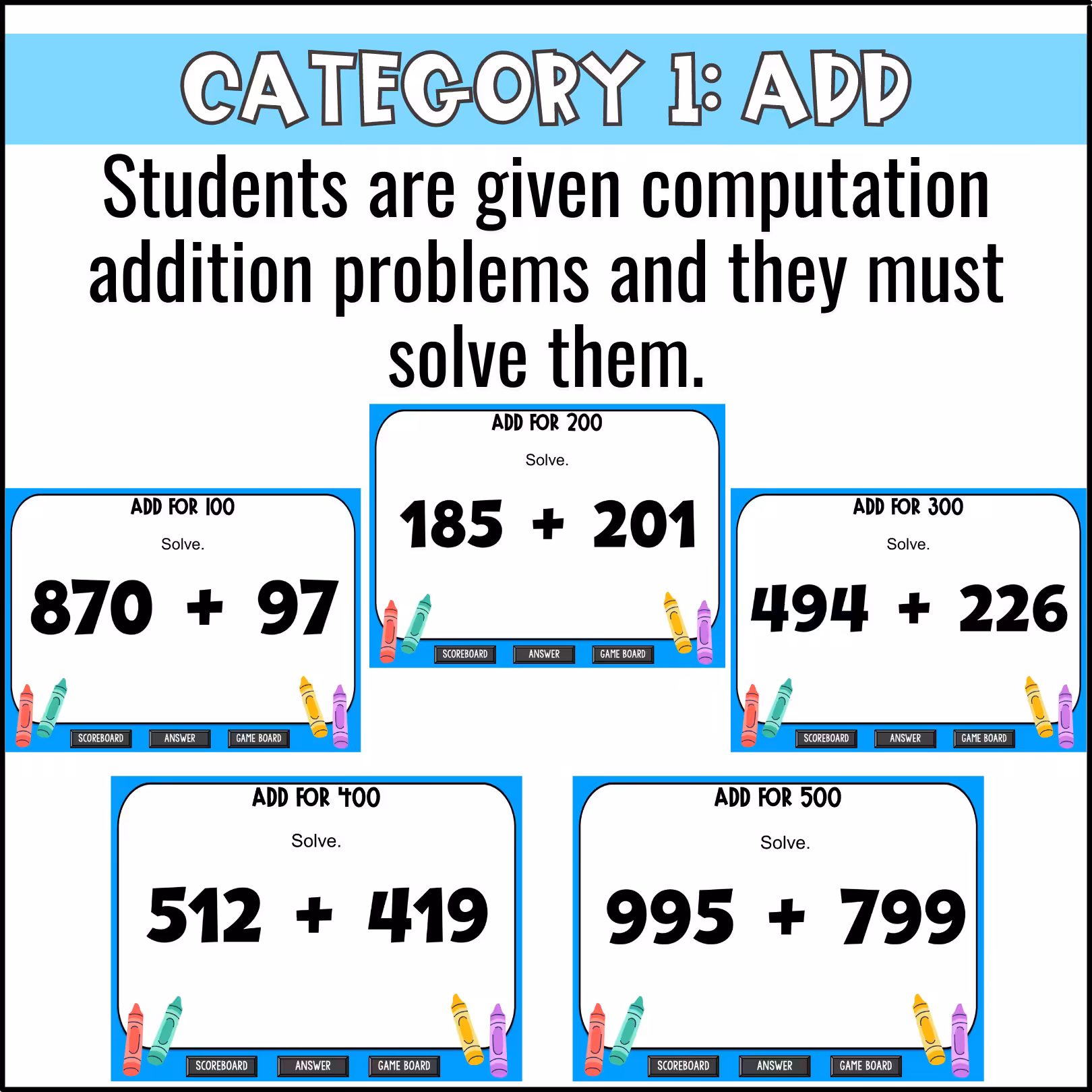Add and Subtract Whole Numbers Game Show (4)