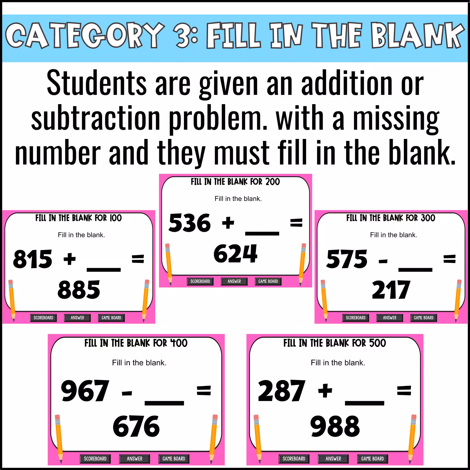 Add and Subtract Whole Numbers Game Show (6)