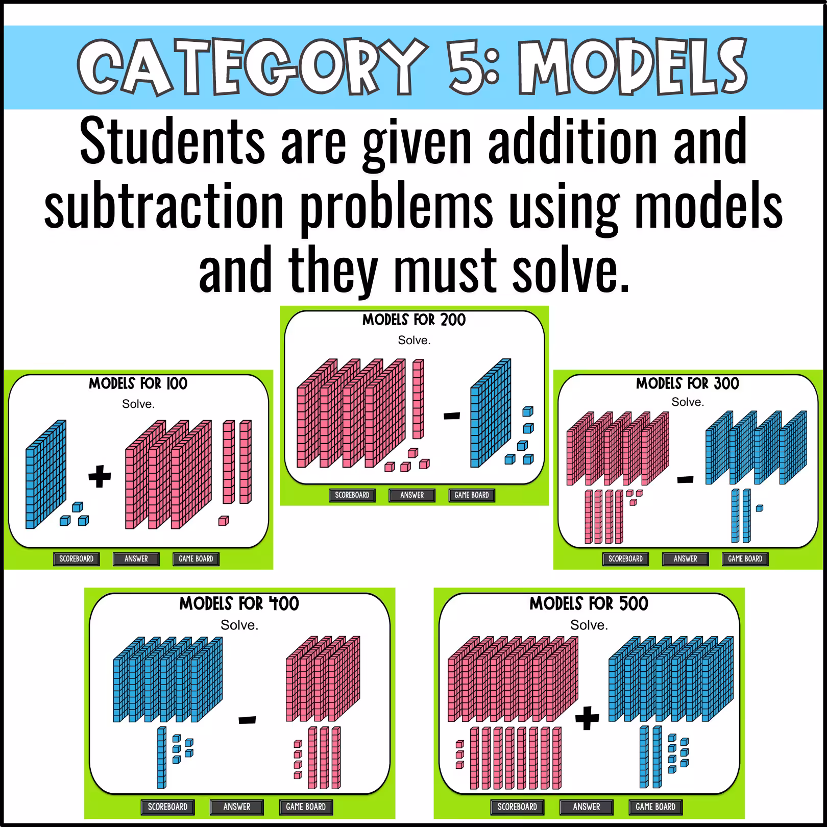 Add and Subtract Whole Numbers Game Show (8)