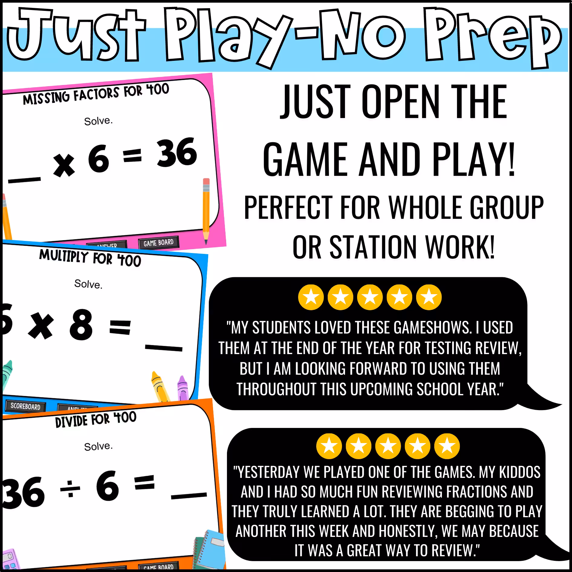 Fluently Multiply and Divide Game Show (11)