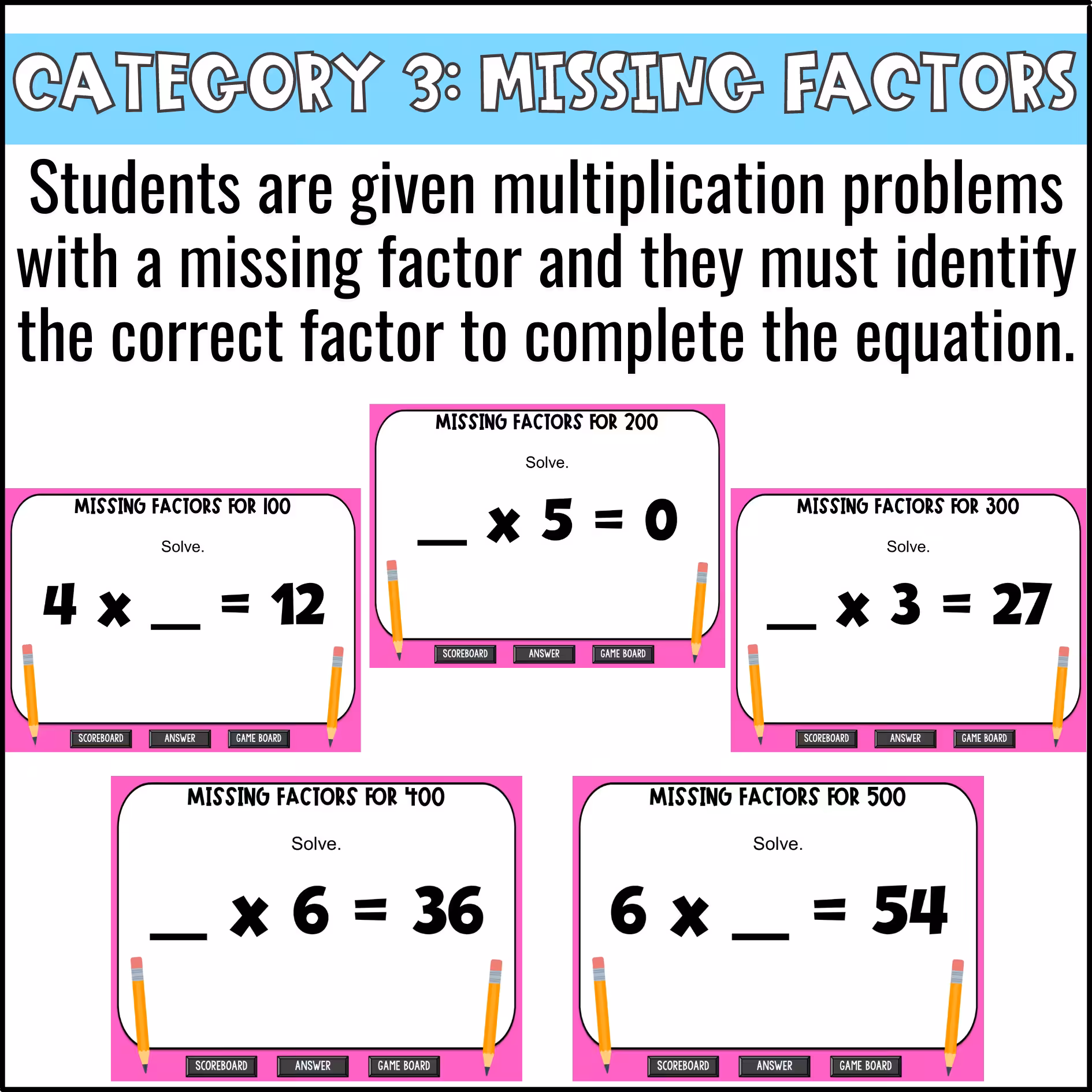 Fluently Multiply and Divide Game Show (6)