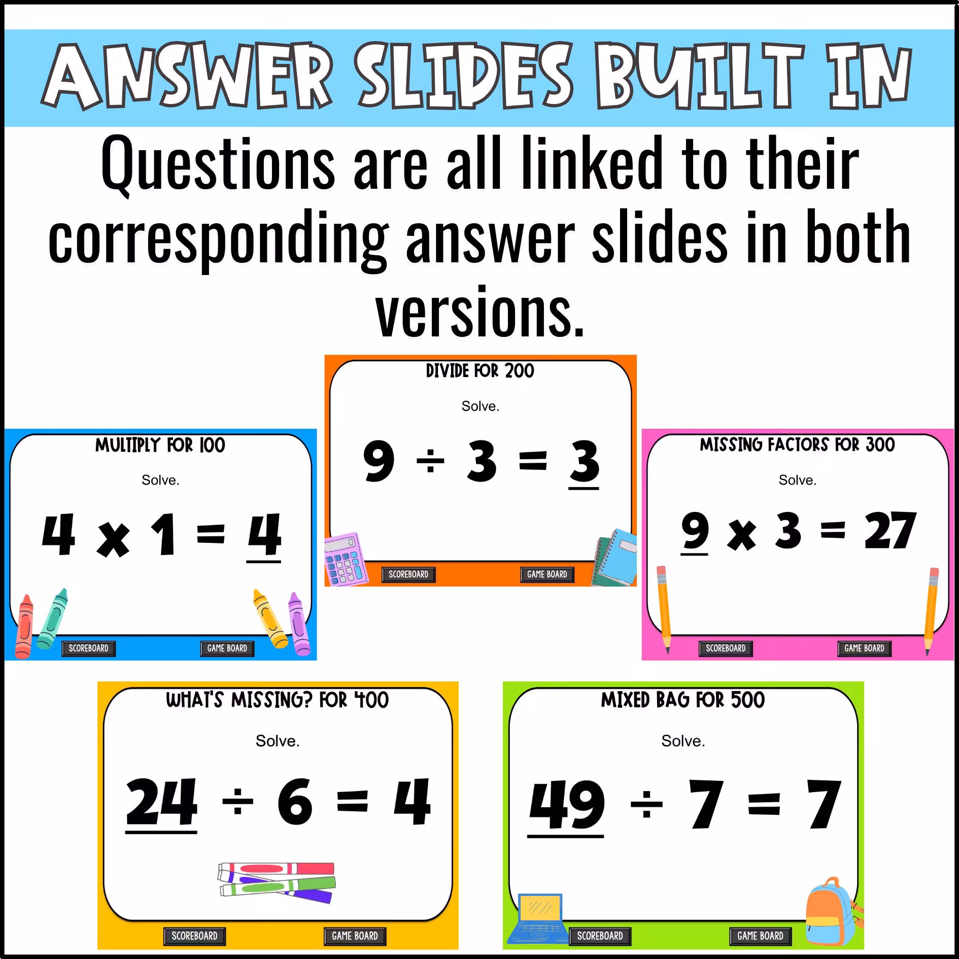 Fluently Multiply and Divide Game Show (9)