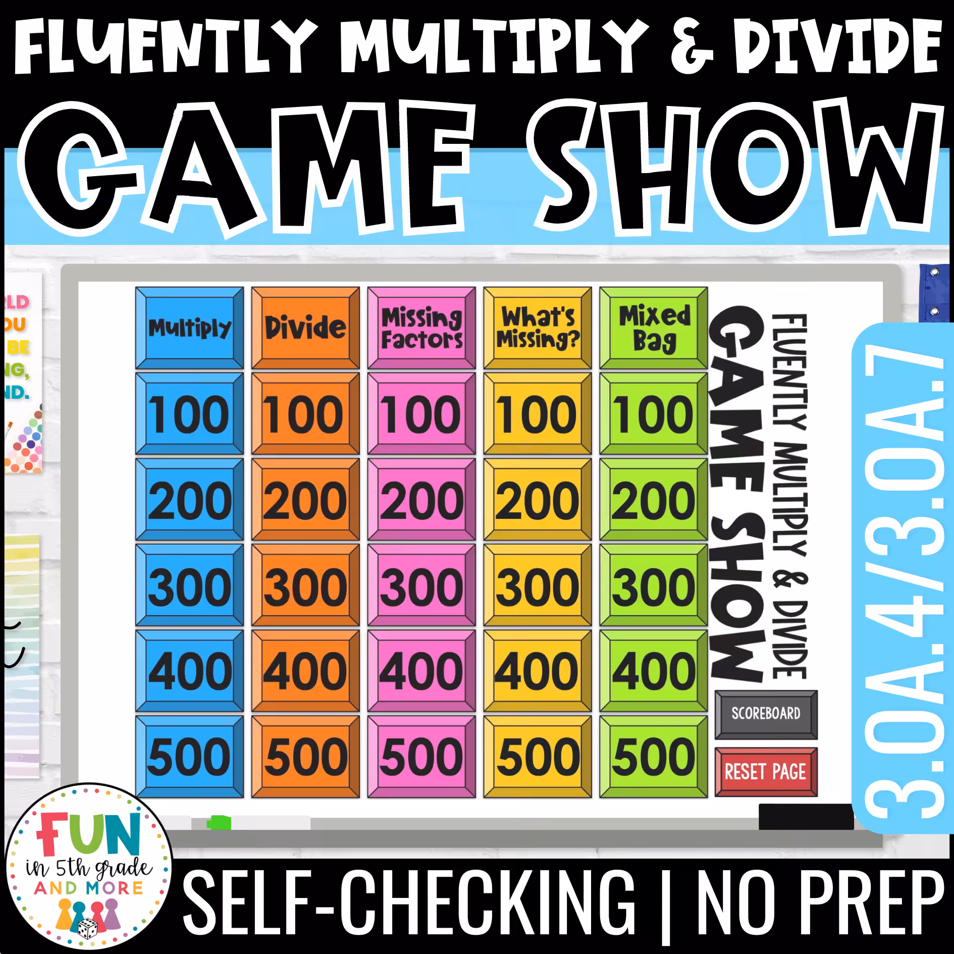Fluently Multiply and Divide Game Show