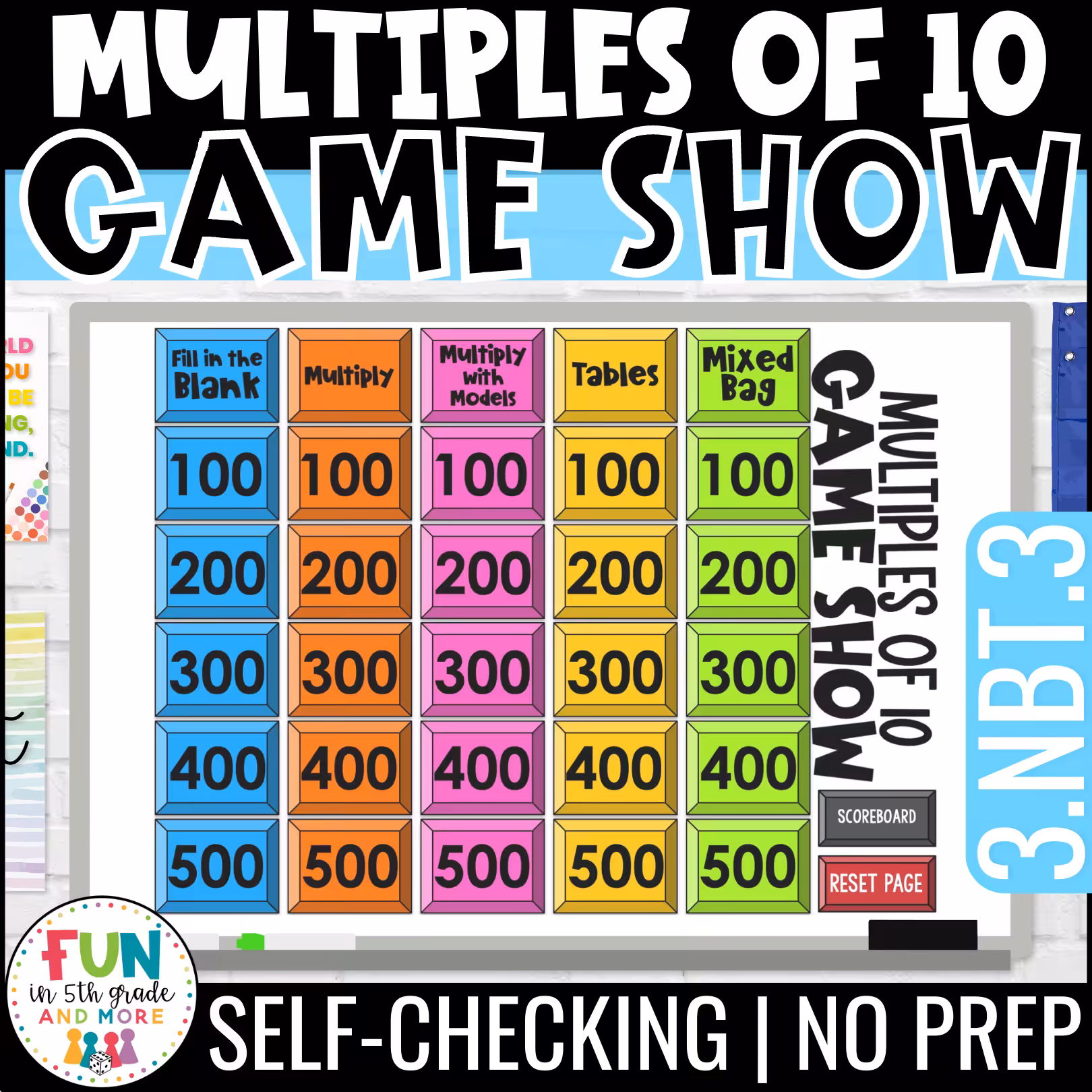 Multiples of 10 Game Show