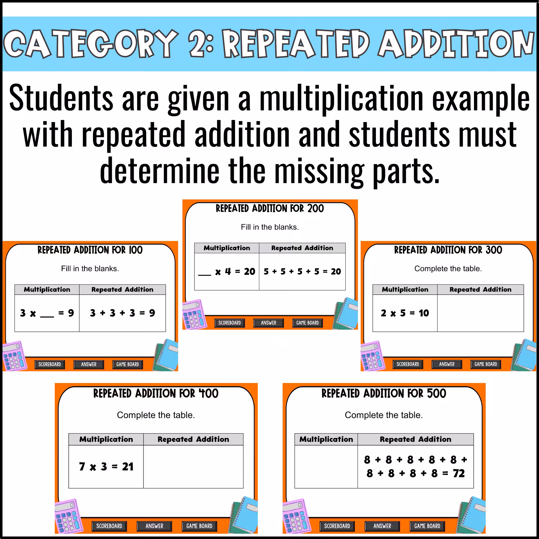 Multiply Whole Numbers Game Show (5)