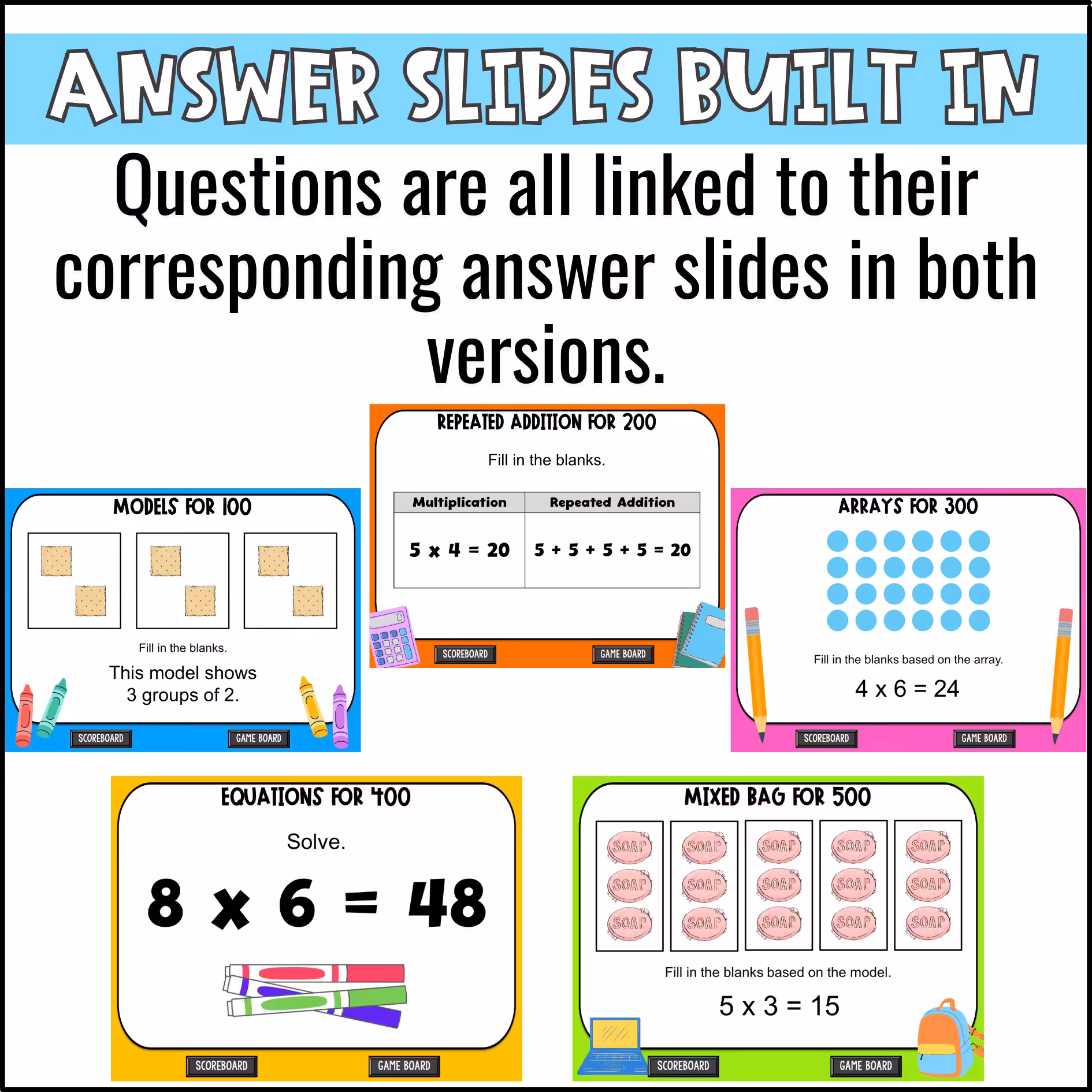 Multiply Whole Numbers Game Show (9)