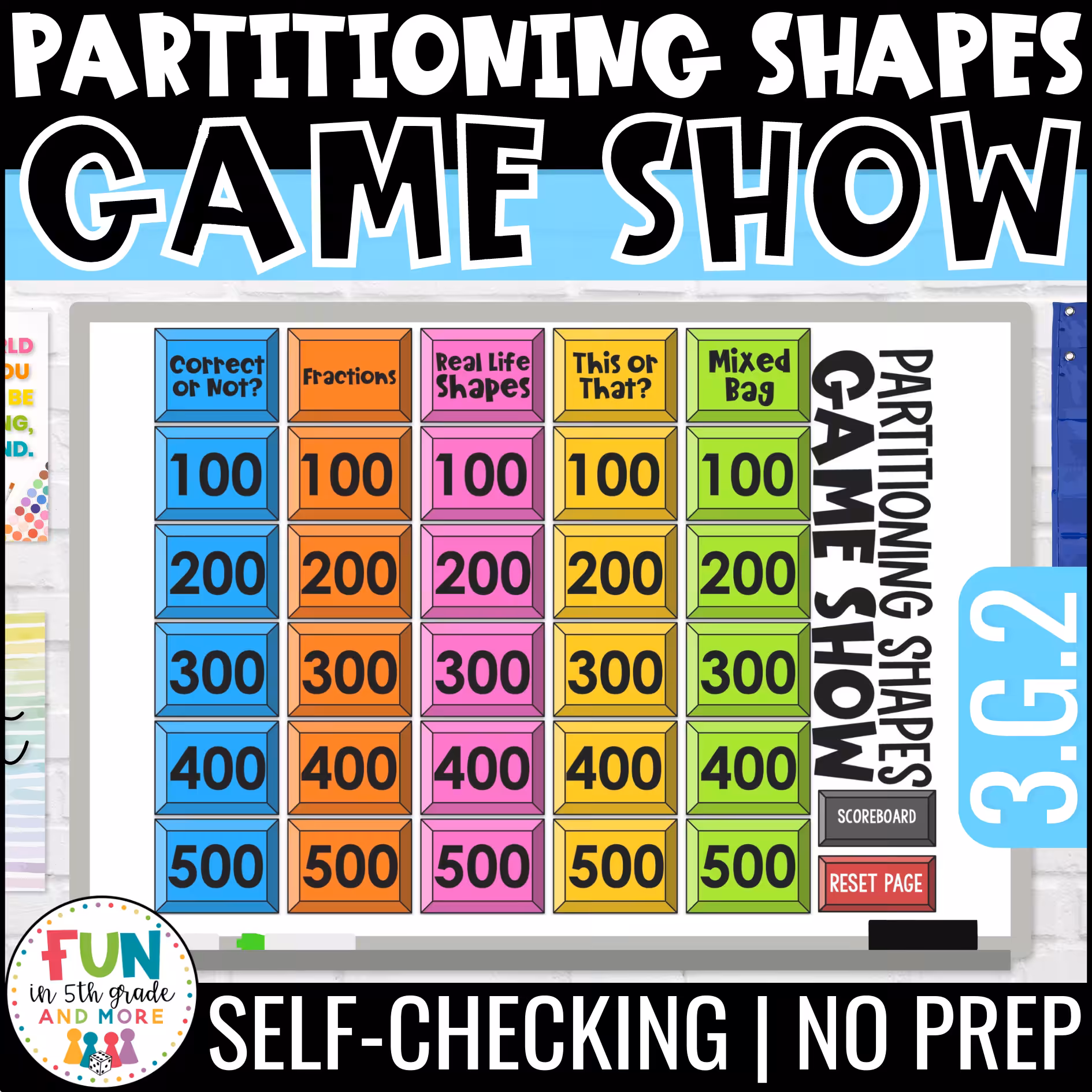 Partitioning Shapes Game Show
