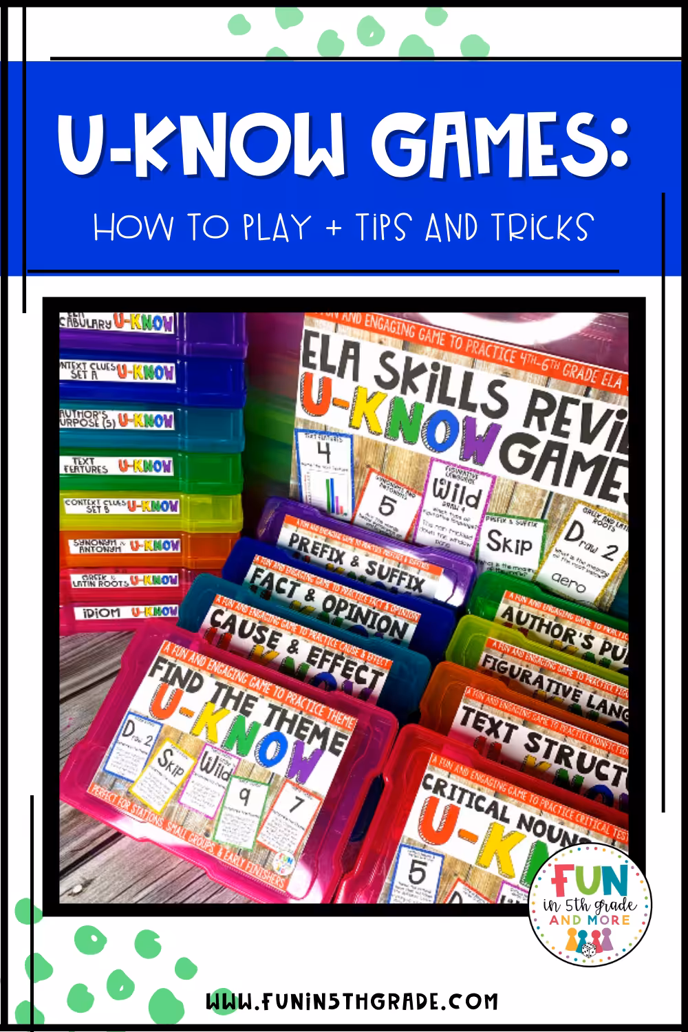 How to play U-KNOW (Pinterest Pin)