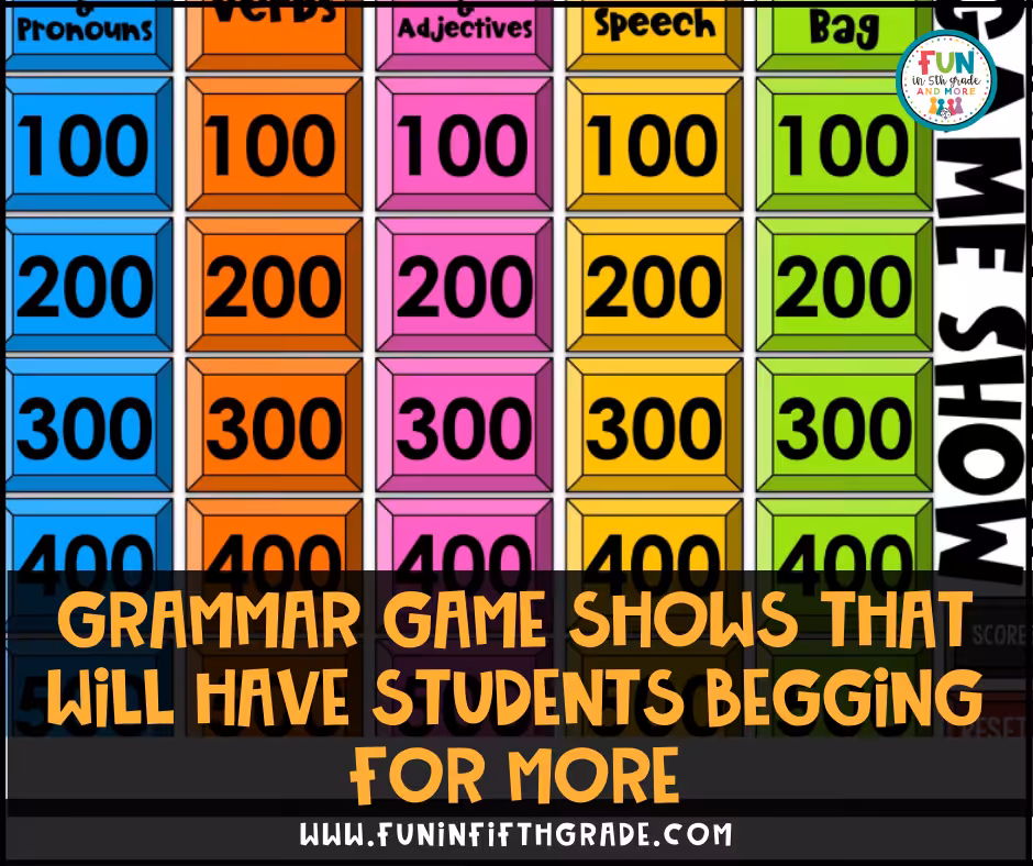 Grammar Game Shows that Will Have Students Begging for More (meta post)