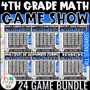 4th Grade Math Review Games