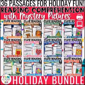 Holiday Reading Comprehension Passages Bundle