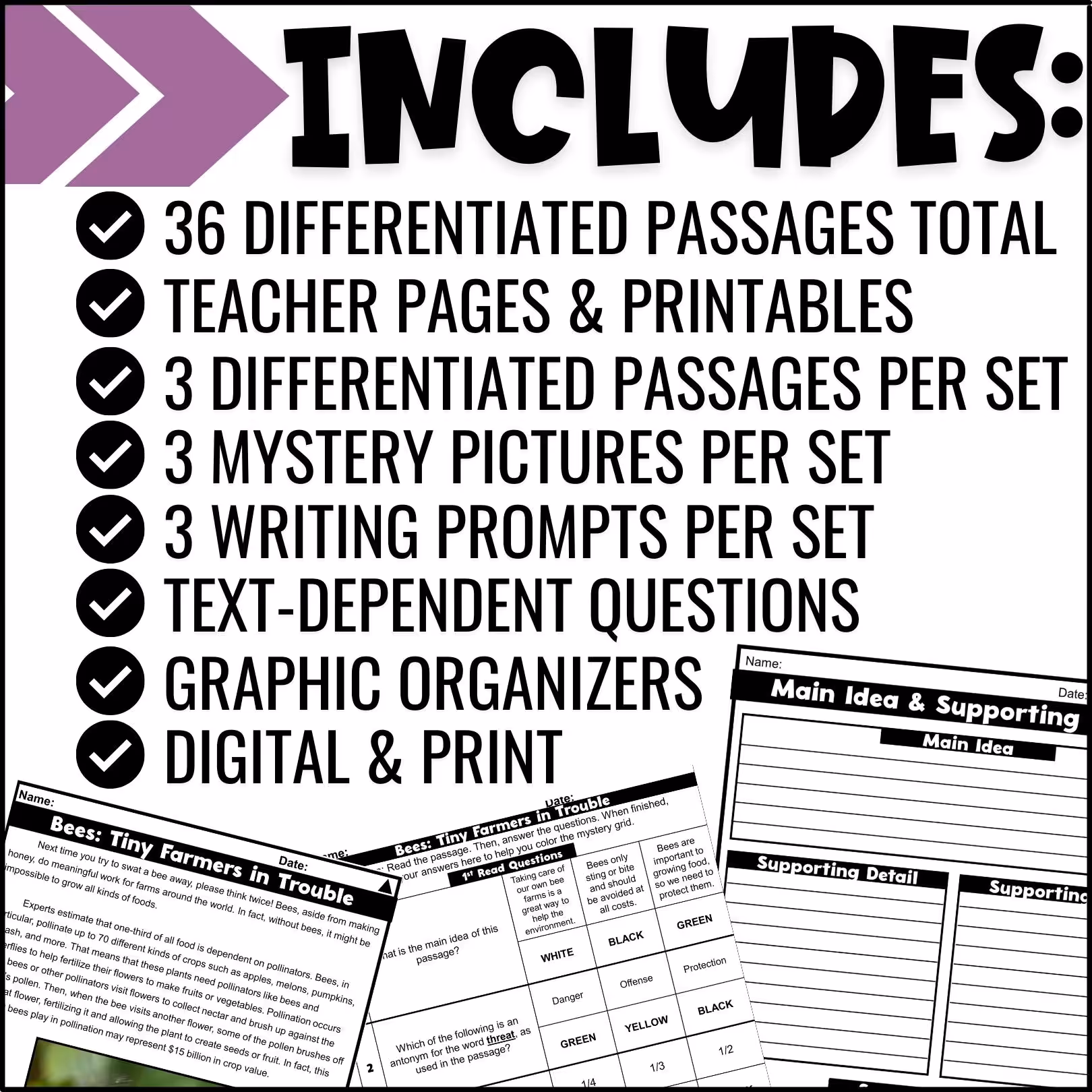 Close-Reading-Comprehension-Monthly-Bundle-4