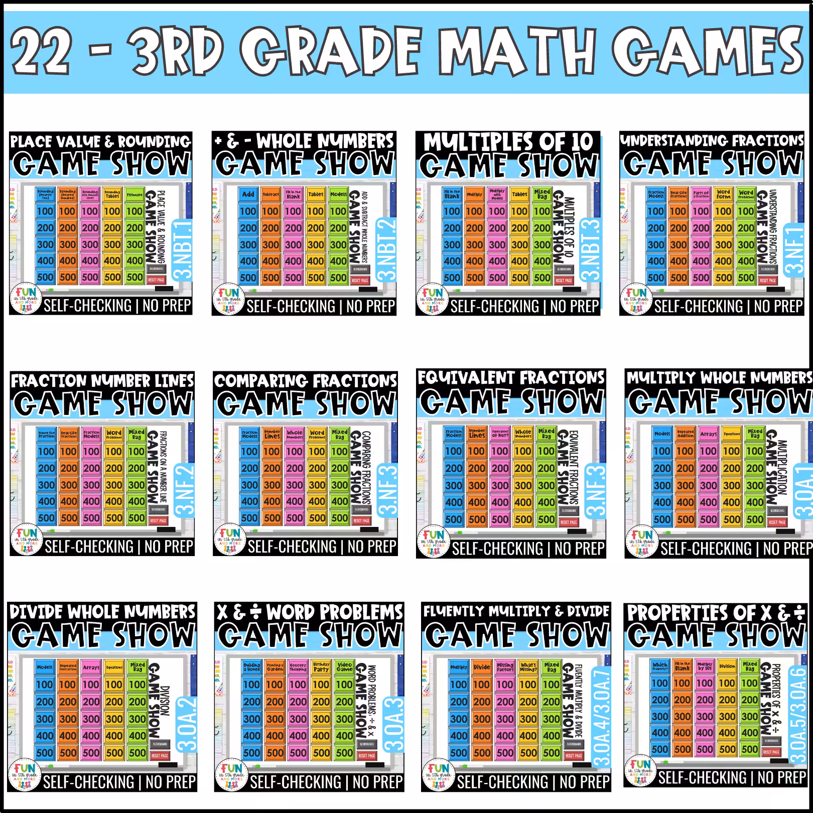 Math ALL ACCESS Game Show Bundle (2)