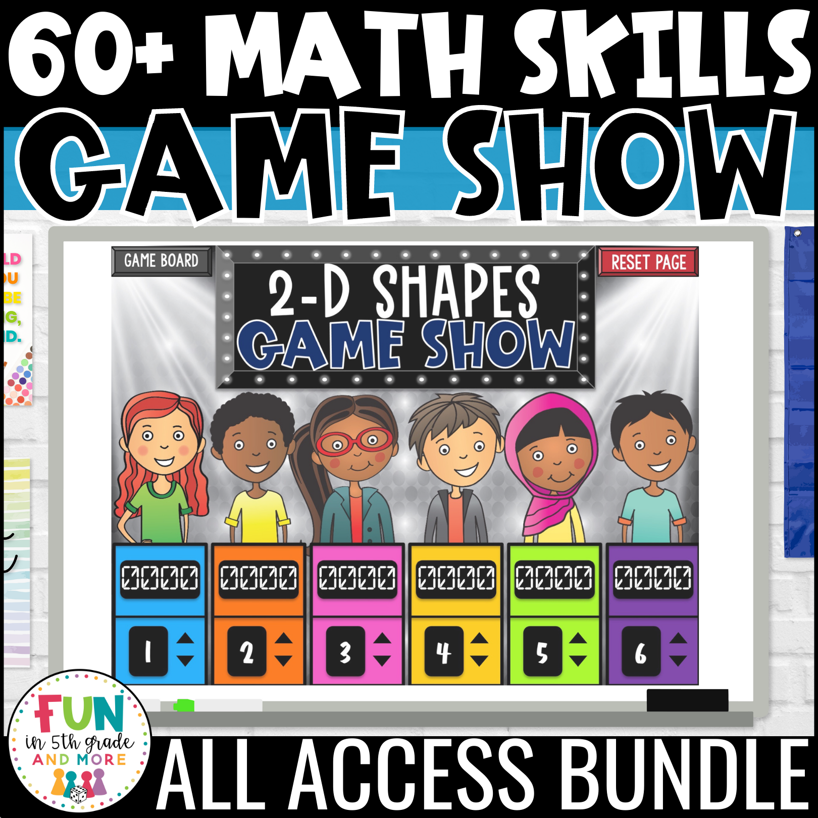 Math Review Games All Access Game Show Bundle