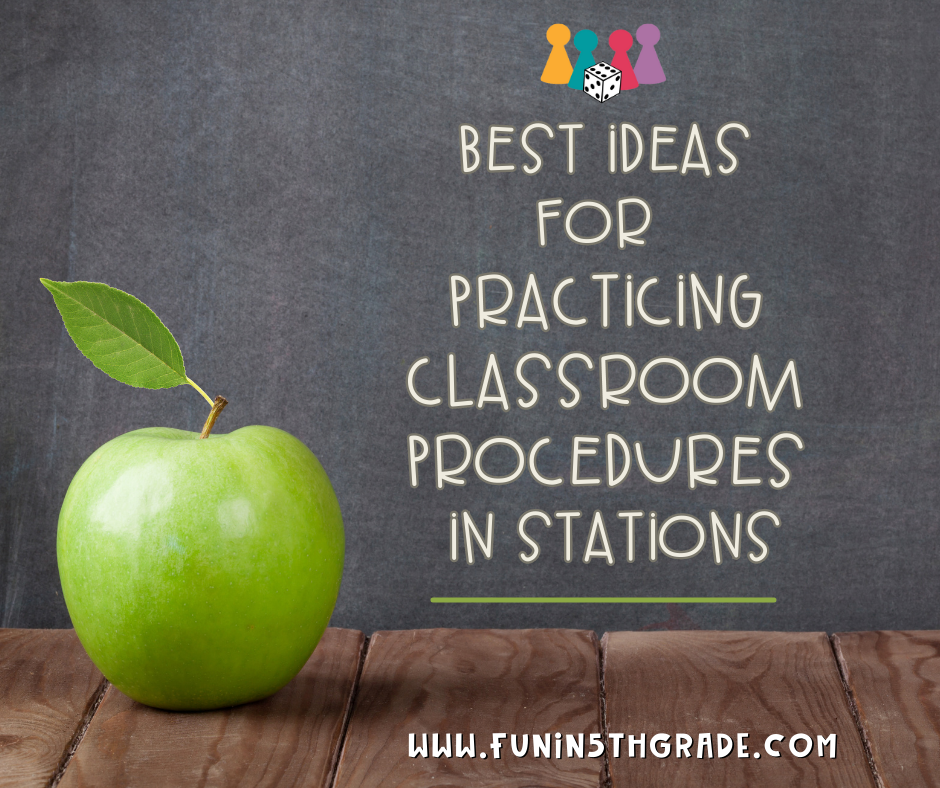 Best Ideas for Practicing Classroom Procedures in Stations (Meta Image)