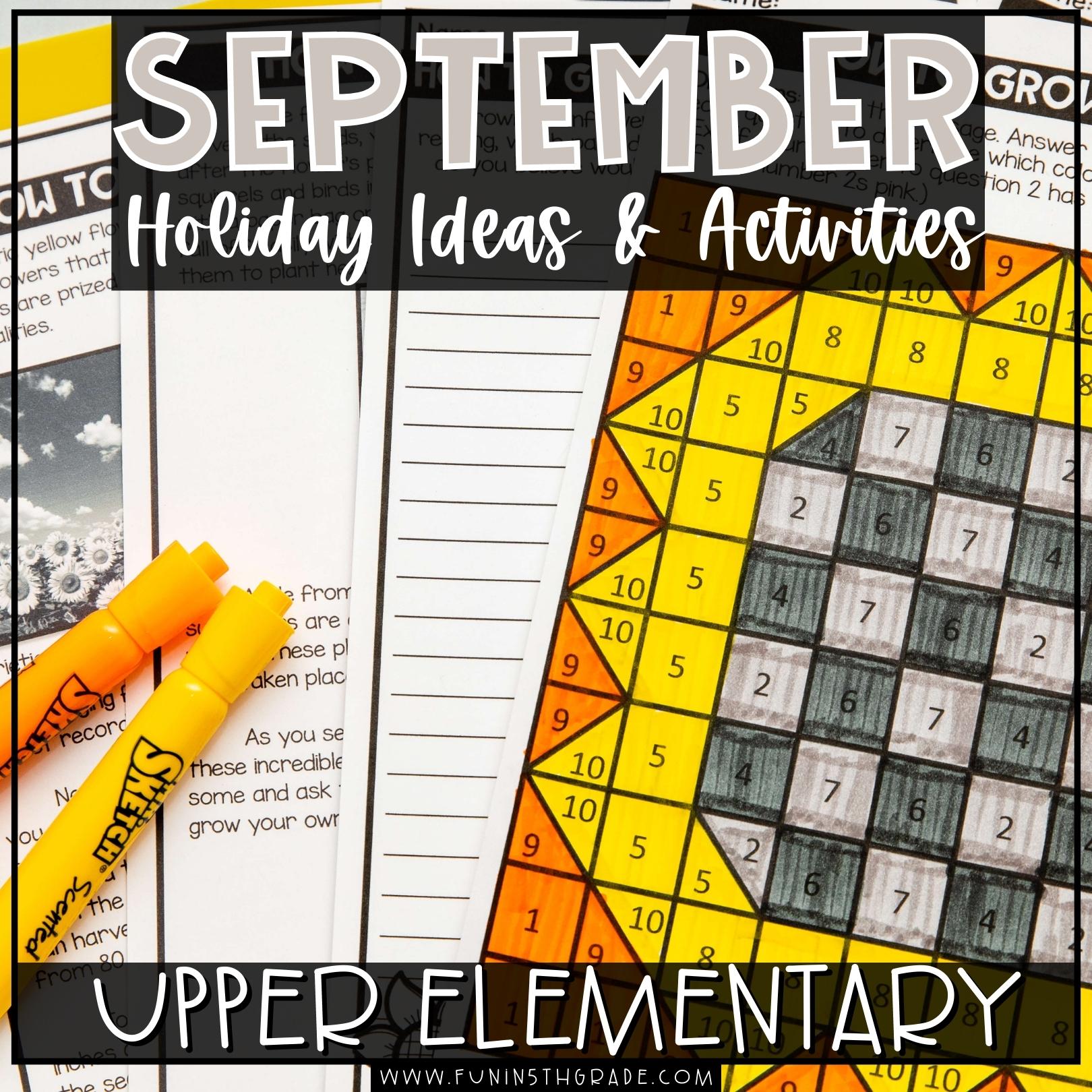 September Holiday Activities and Ideas Blog Image