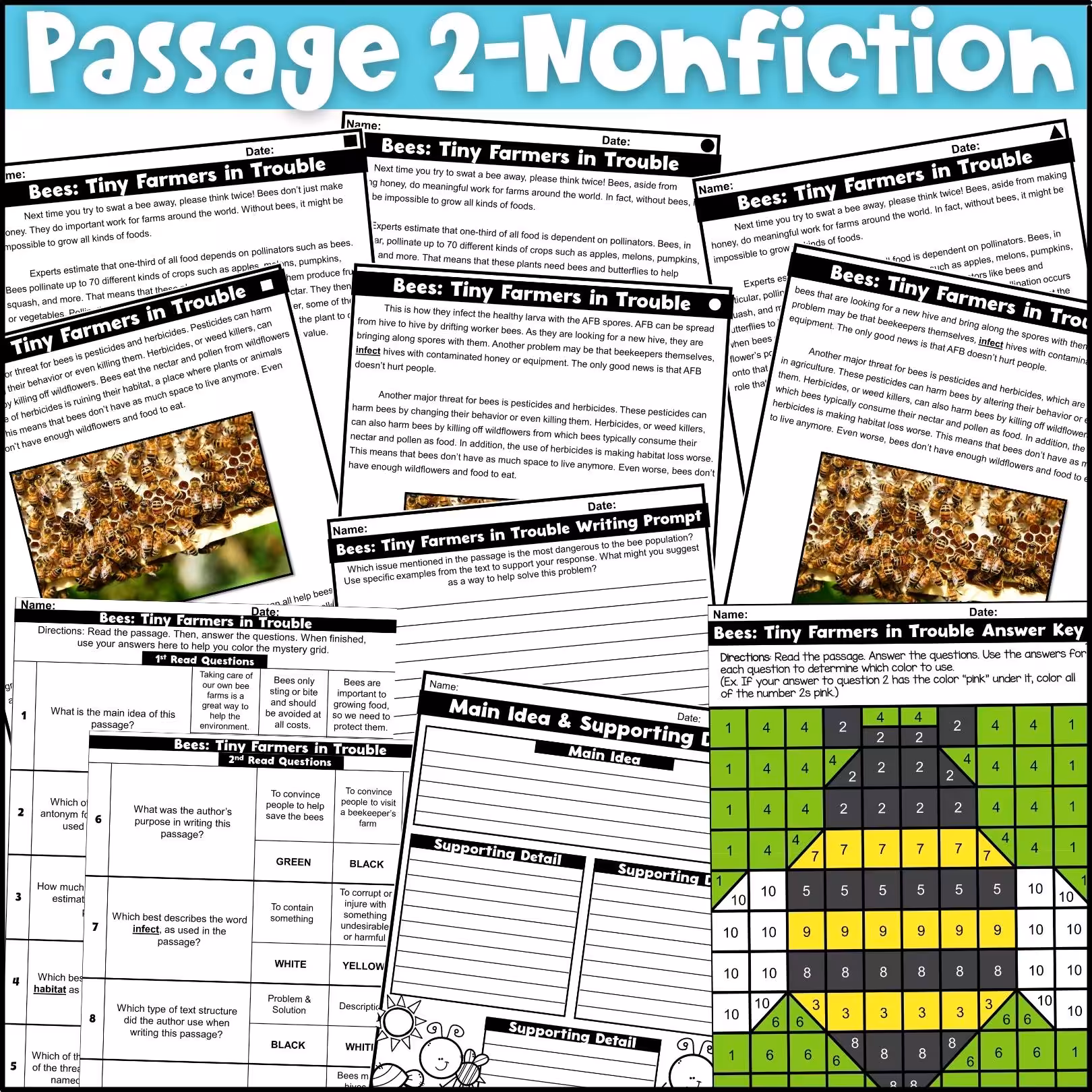 August Close Reading Comprehension Passages (4)