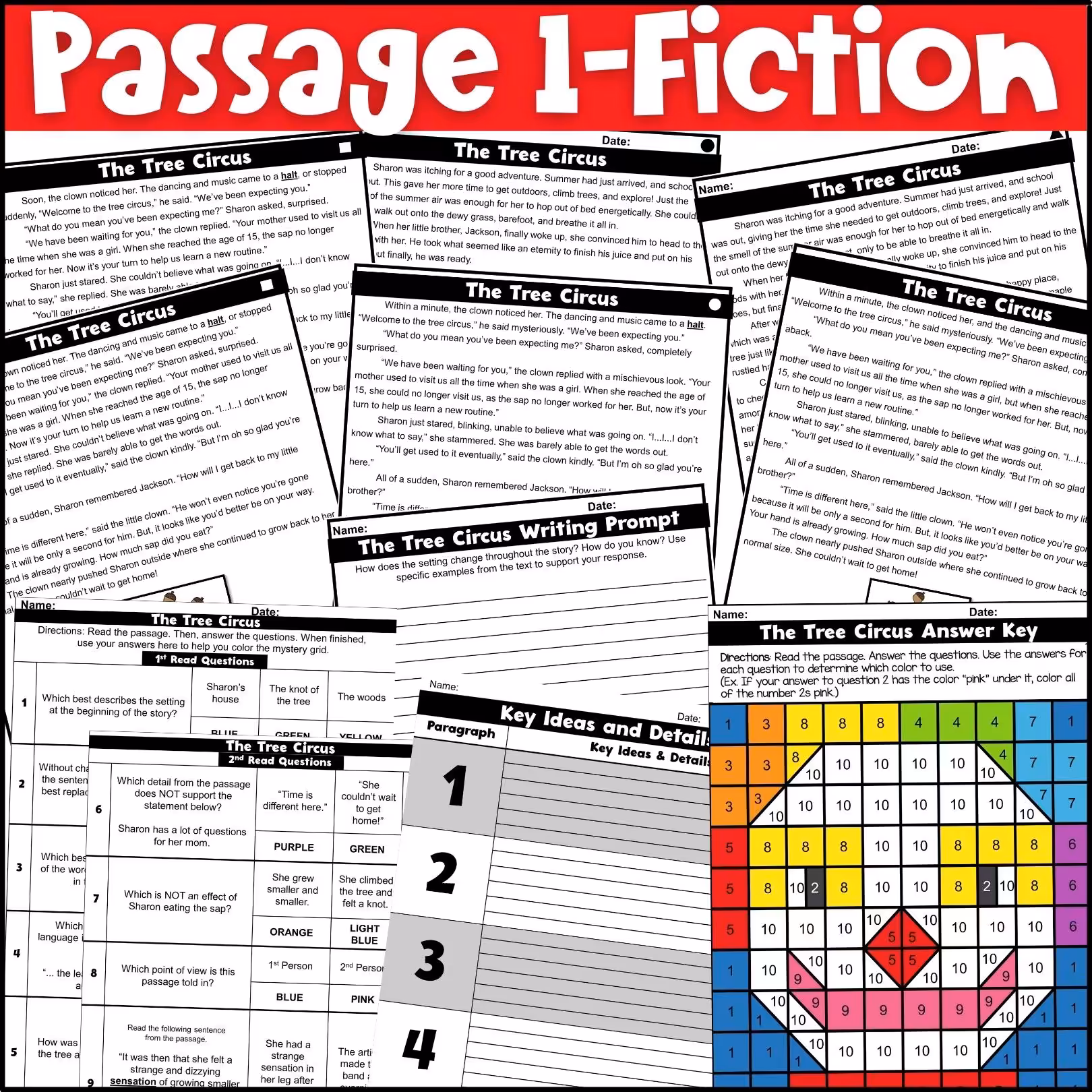 Carnival Close Reading Comprehension Passages (3)