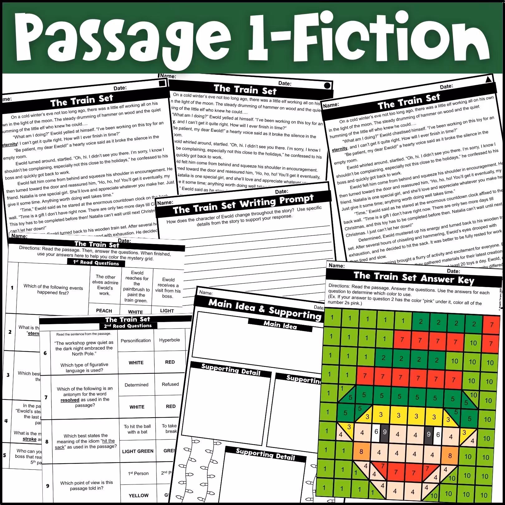 Christmas Close Reading Comprehension Passages (3)