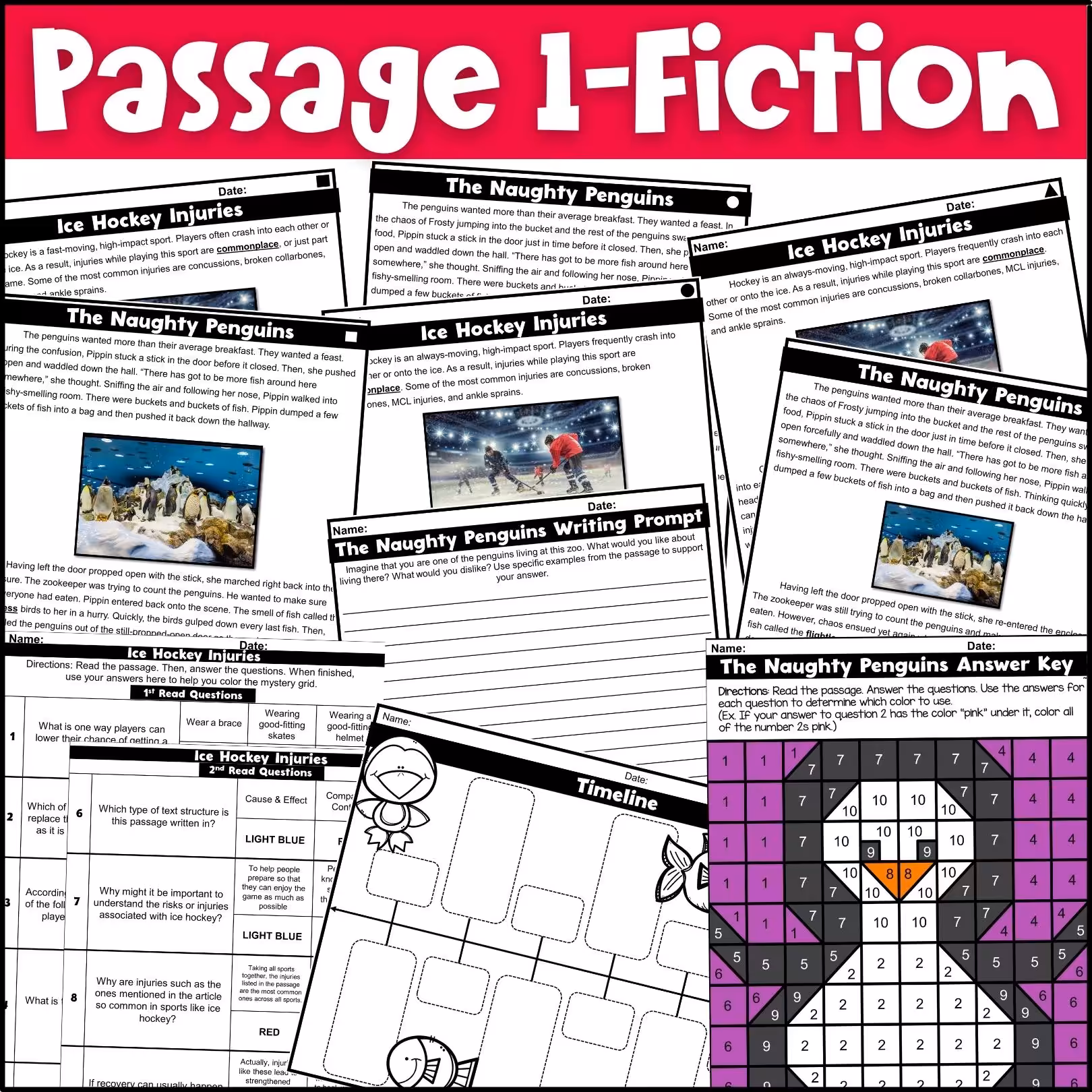December Close Reading Comprehension Passages (3)