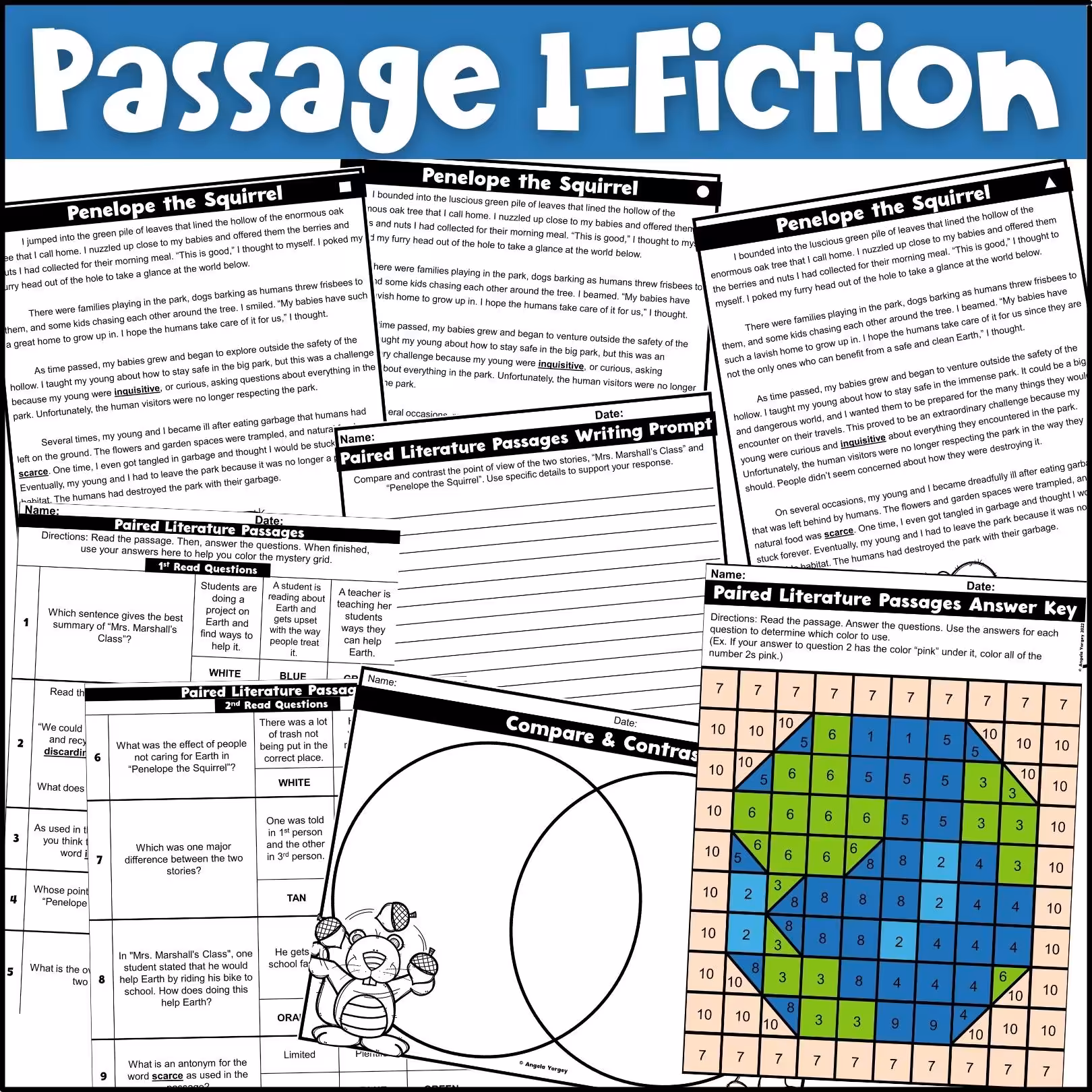 Earth Day Close Reading Comprehension Passages (3)
