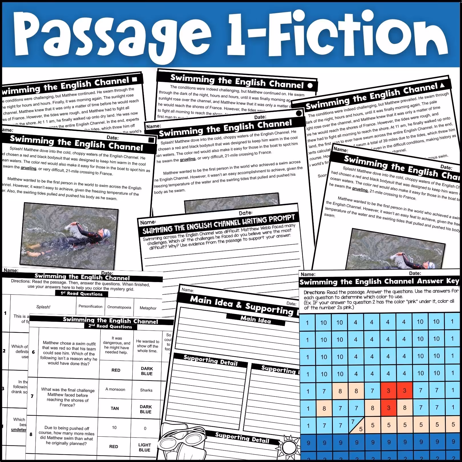 June Close Reading Comprehension Passages (3)
