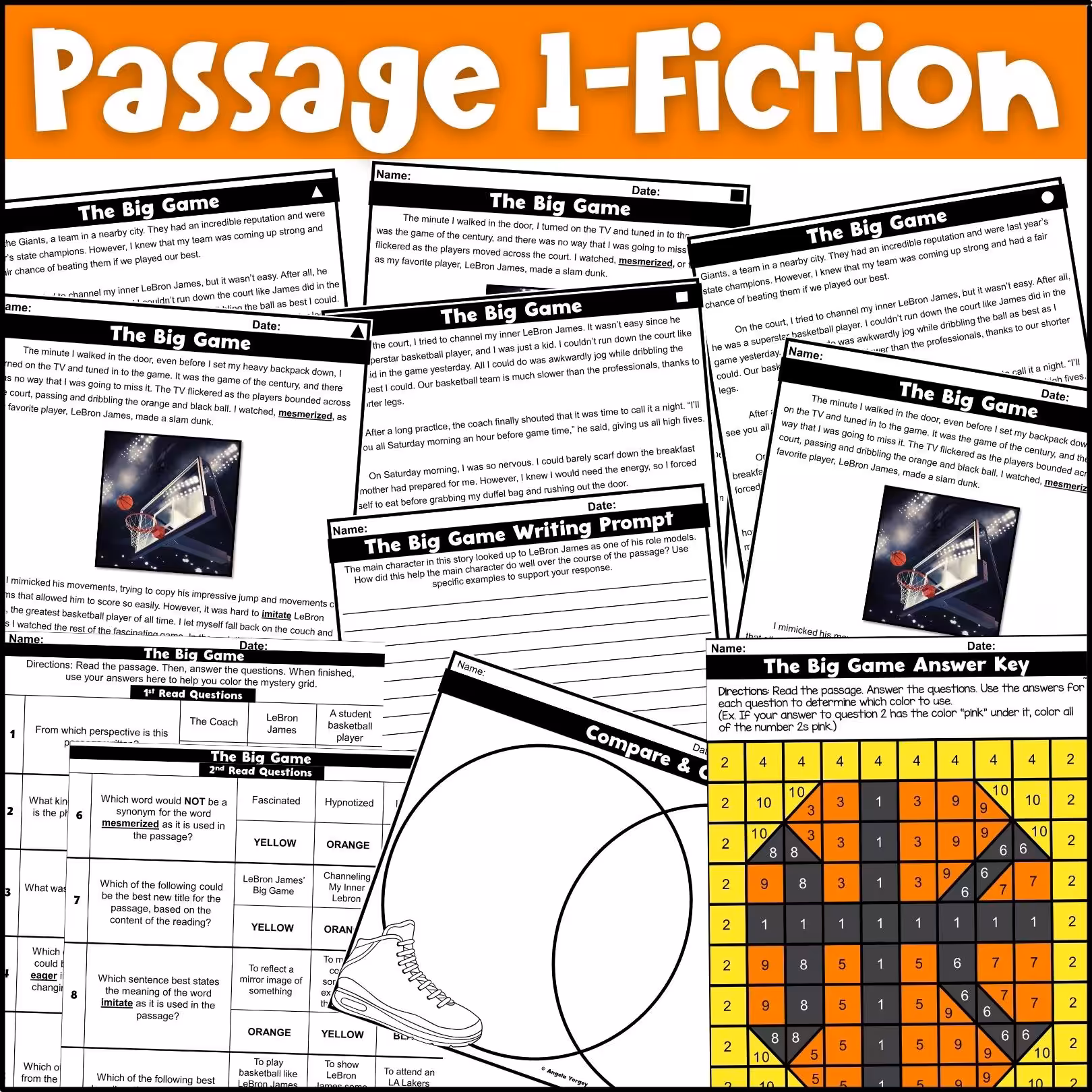 March Close Reading Comprehension Passages (3)