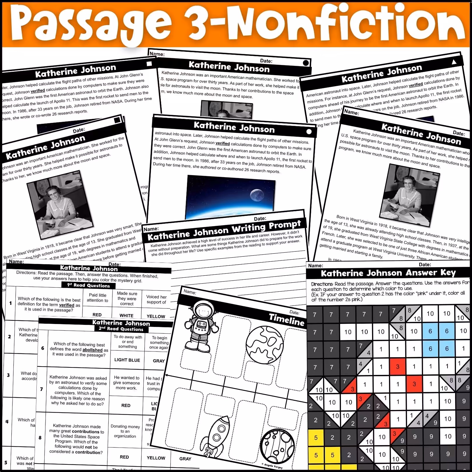 March Close Reading Comprehension Passages (5)
