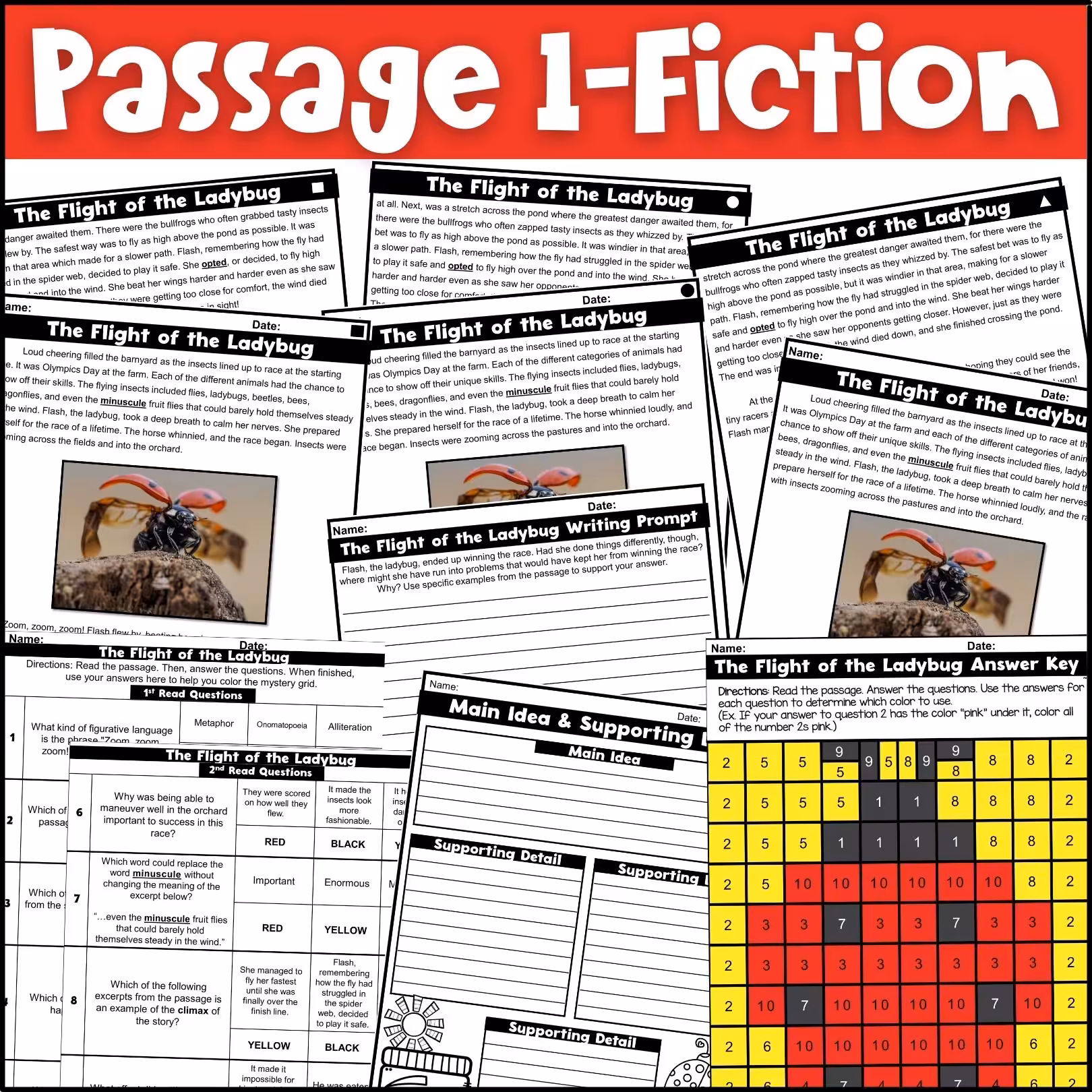 May Close Reading Comprehension Passages (3)