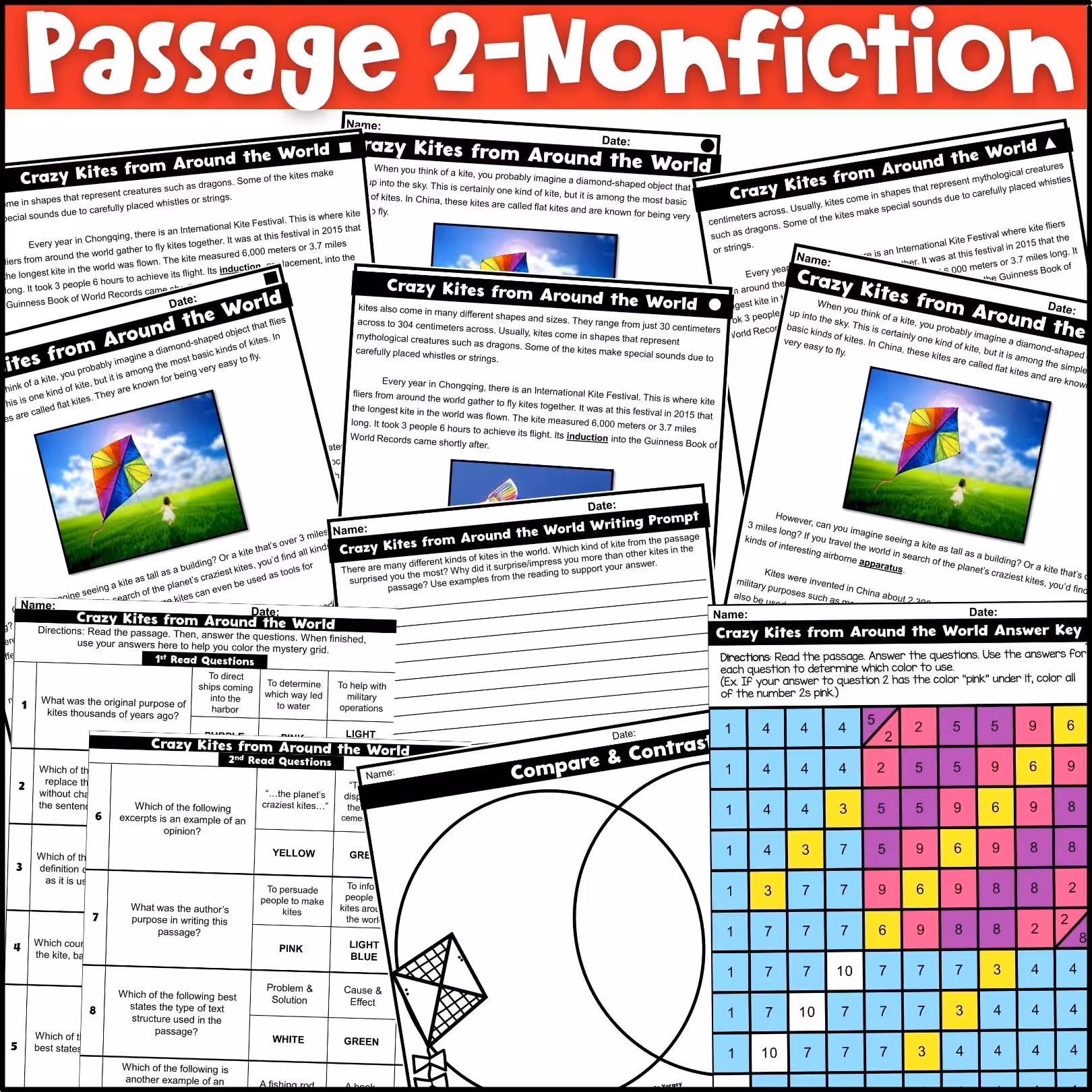 May Close Reading Comprehension Passages (4)