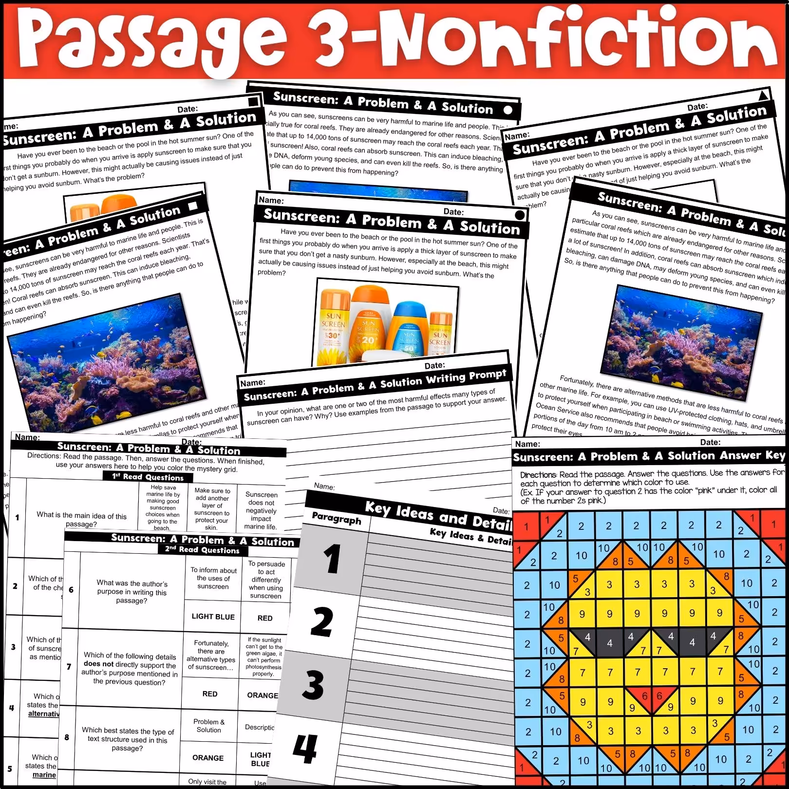 May Close Reading Comprehension Passages (5)