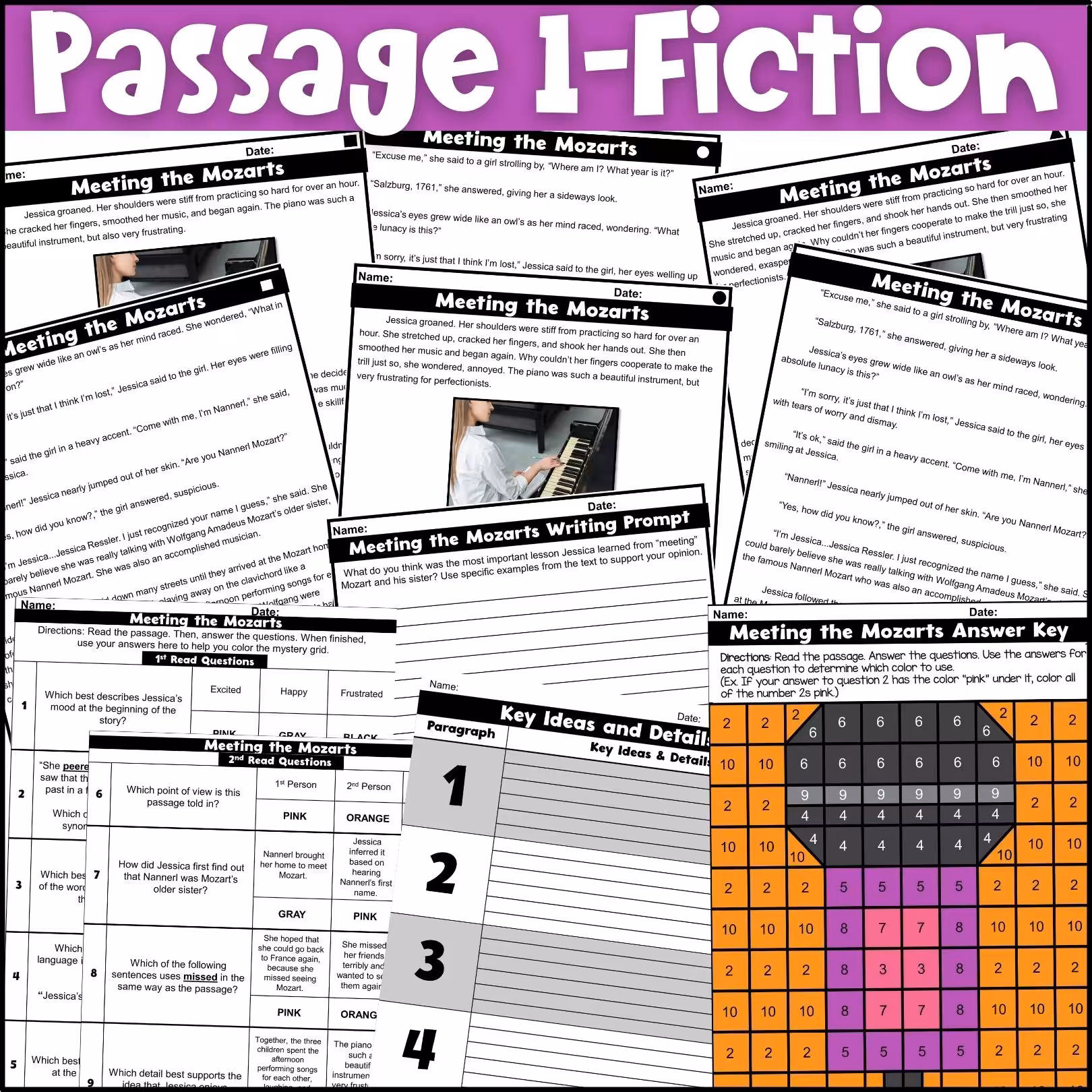 Music Close Reading Comprehension Passages (3)