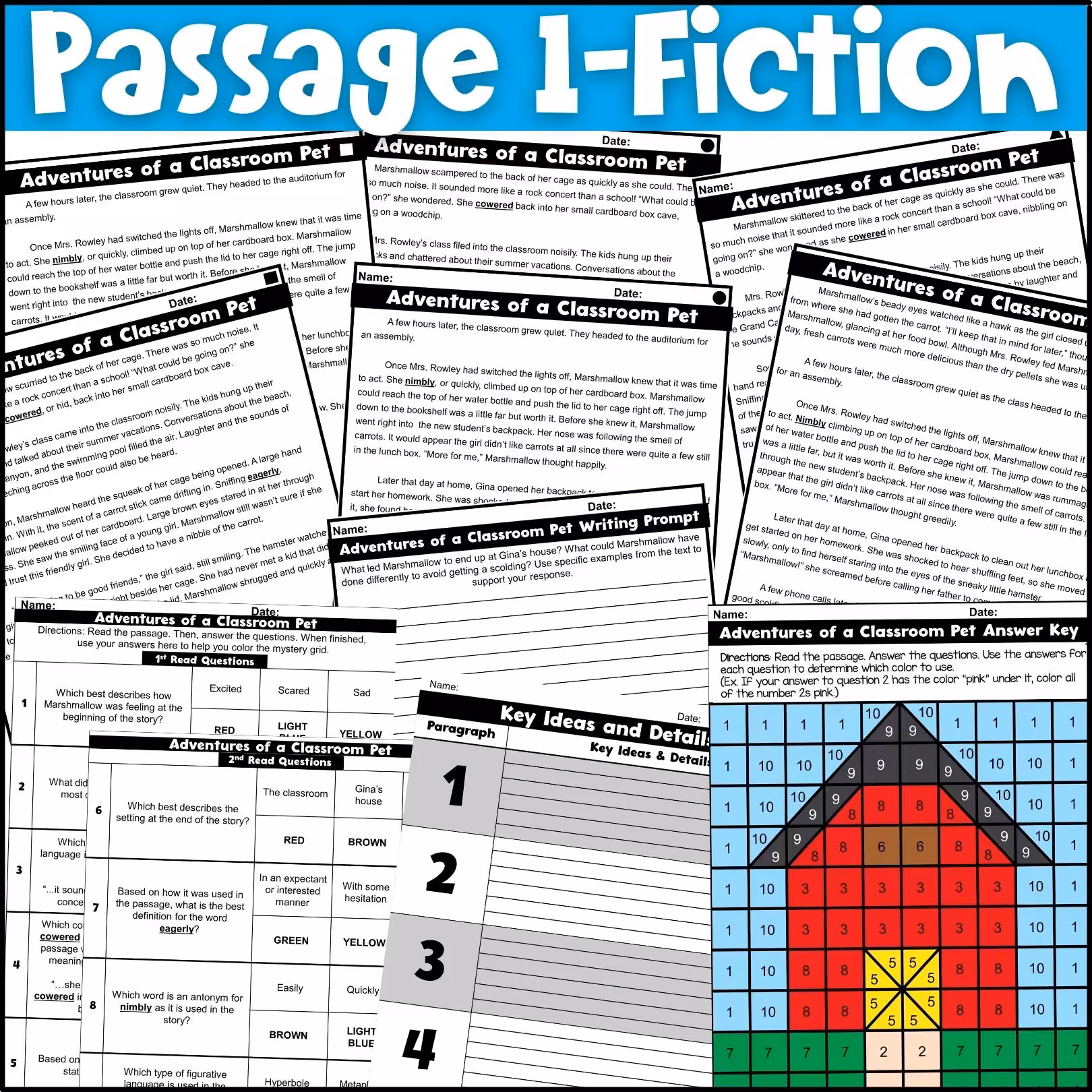 Pets Close Reading Comprehension Passages (4)