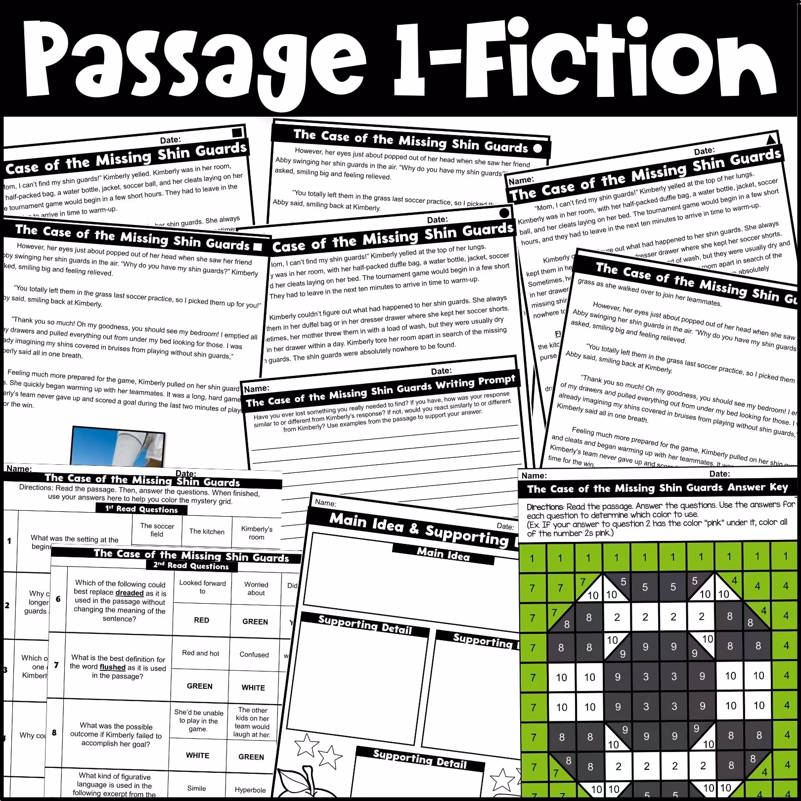 September Close Reading Comprehension Passages (3)
