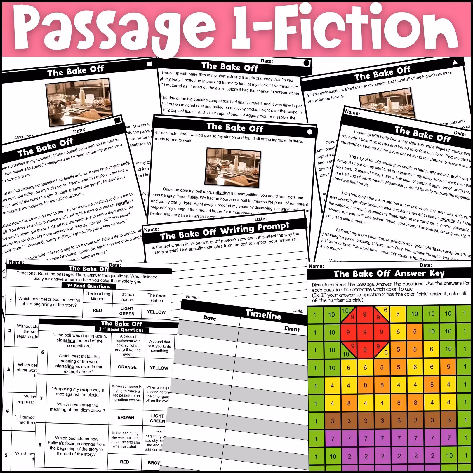 Sweet Treats Close Reading Comprehension Passages (3)