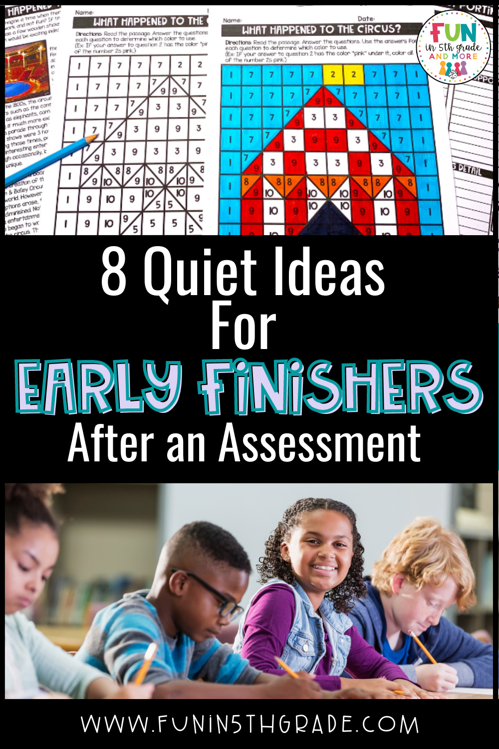 8 quiet ideas for early finishers after an assessment